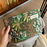 Vintage Blomst Brodert Veske