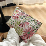 Vintage Blomst Brodert Veske