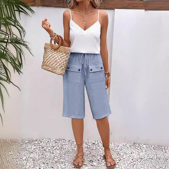 Lässige Bluse Mit Gestreiftem Druck