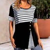 Uformelt Stripete Bluse