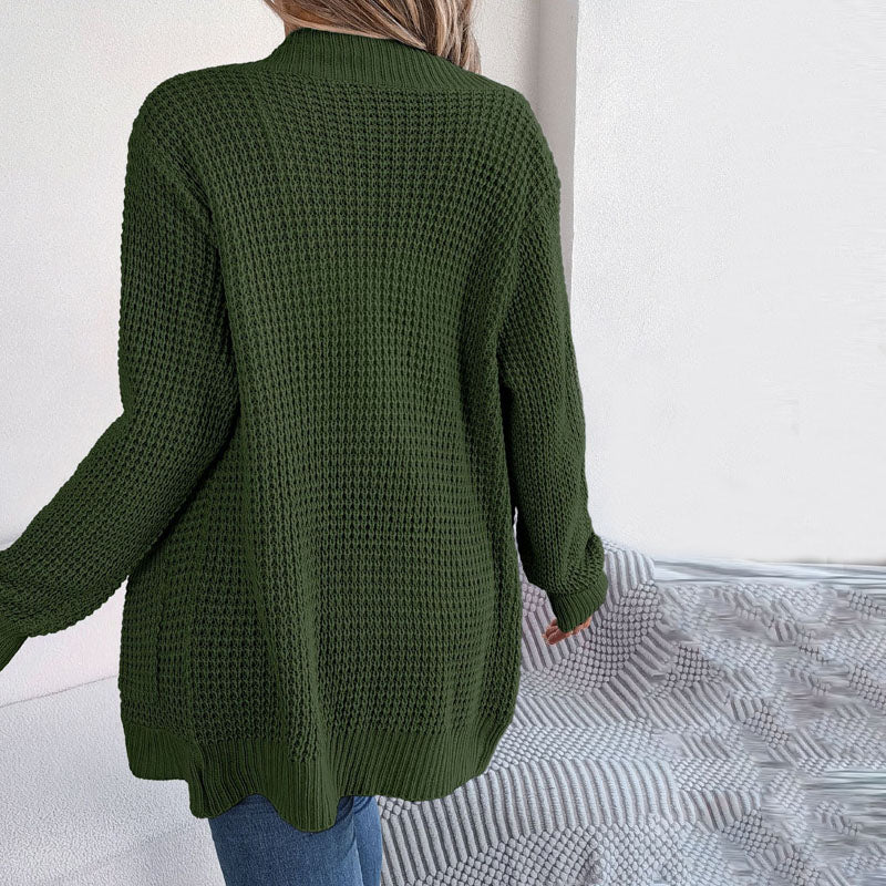 Uformell Strikket Cardigan