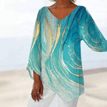 Uregelmessig Gradient Bluse
