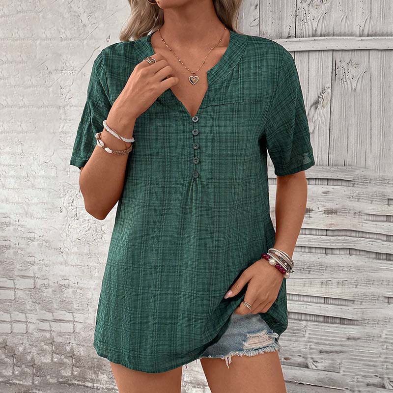Vintage Rutete Bluse