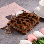 Vintage Leopardtrykk Myntpung