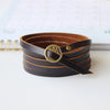 Vintage Lær Armbånd