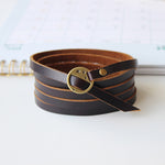 Vintage Lær Armbånd