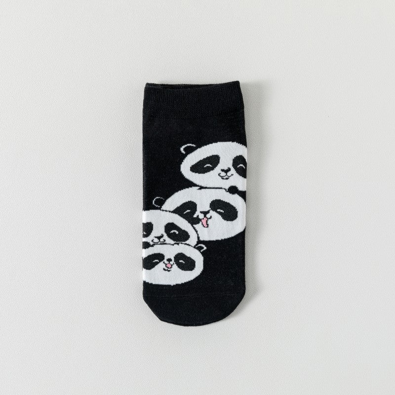 Uformelle Sokker Med Pandamønster