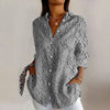 【 Lange Ermer 】 Uformelt Vintage Bluse