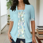 Elegant Lappeteppe Bluse
