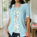 Elegant Lappeteppe Bluse