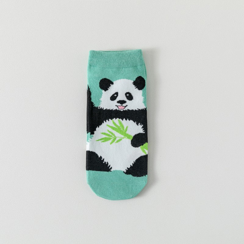 Uformelle Sokker Med Pandamønster