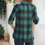 【Lange Ermer】Vintage Rutete Bluse