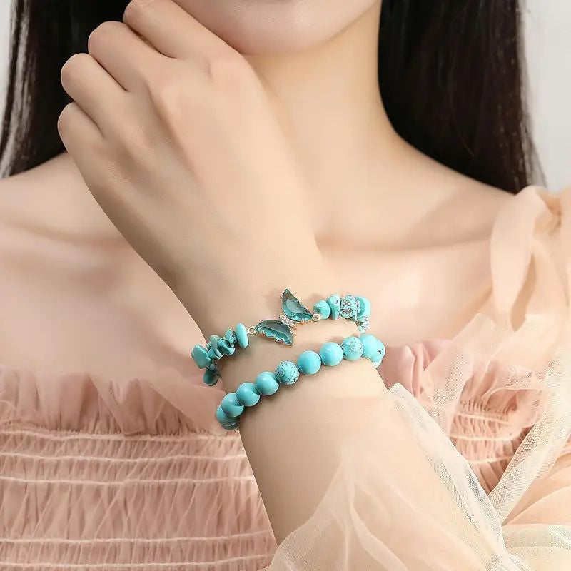 Sommerfugl Perle Armbånd