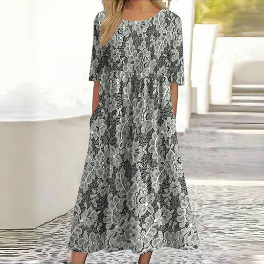 Bedruckte Bluse Im Vintage-Ethno-Stil