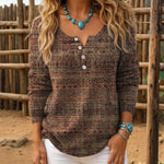 Vintage Uformelt Bluse