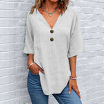 Uformell Ensfarget Bluse