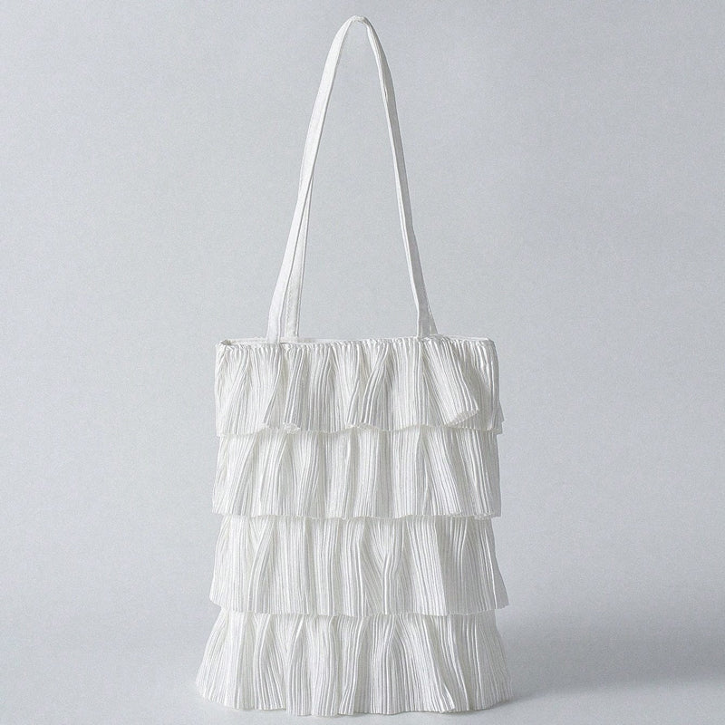 Elegant Ensfarget Veske