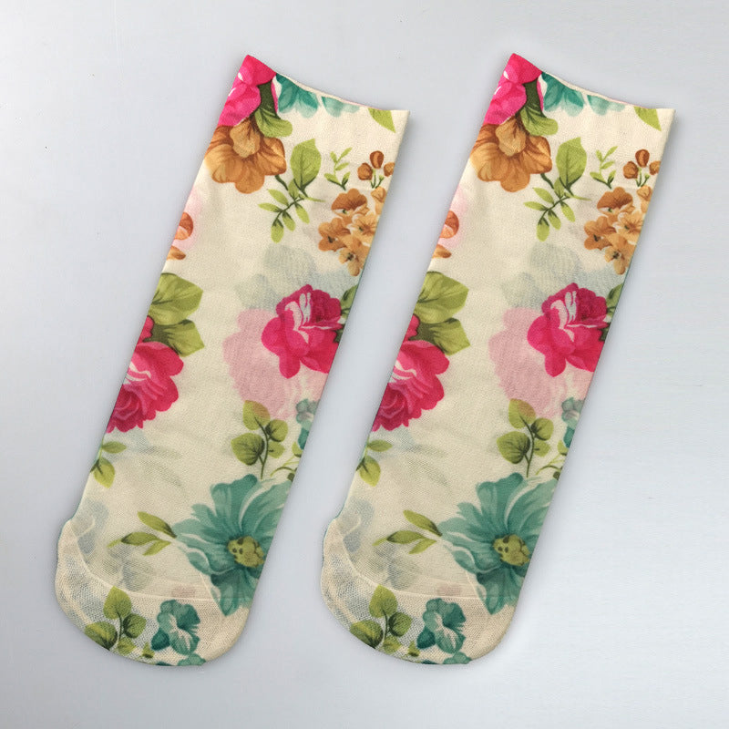 Pustende Blomster Sokker