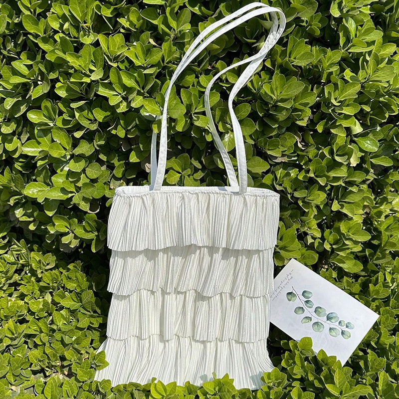 Elegant Ensfarget Veske