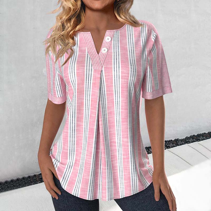 Uformelt Stripete Bluse