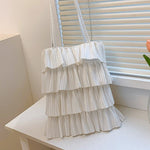 Elegant Ensfarget Veske