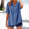 Uformell Ensfarget Bluse