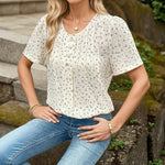Elegant Uformelt Bluse