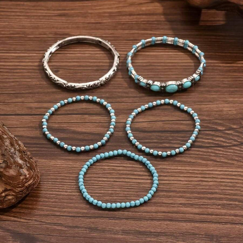 Bohemsk Armbånd Med Perler