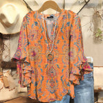 Vintage Uformelt Bluse