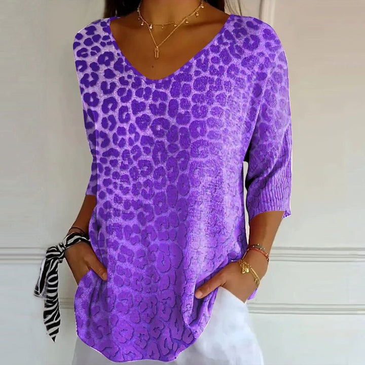 Elegantes Kleid Mit Blumendruck