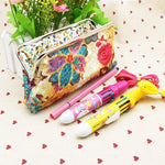 Vintage Blomster Myntpung