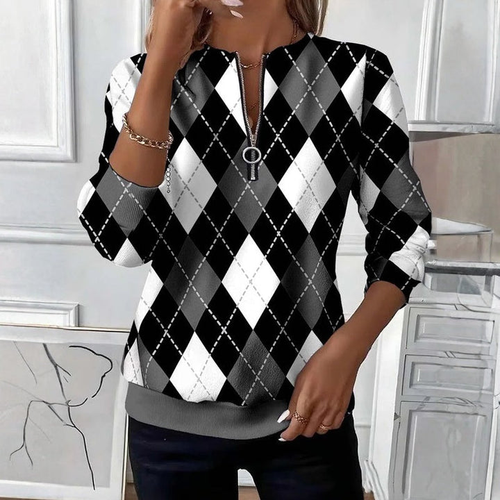Bedrucktes Kleid Im Vintage-Ethno-Stil