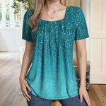 Vintage Gradient Bluse