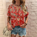 Vintage Uformelt Bluse