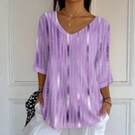 Uformelt Stripete Bluse