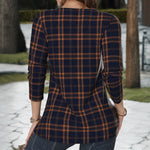 【Lange Ermer】Vintage Rutete Bluse