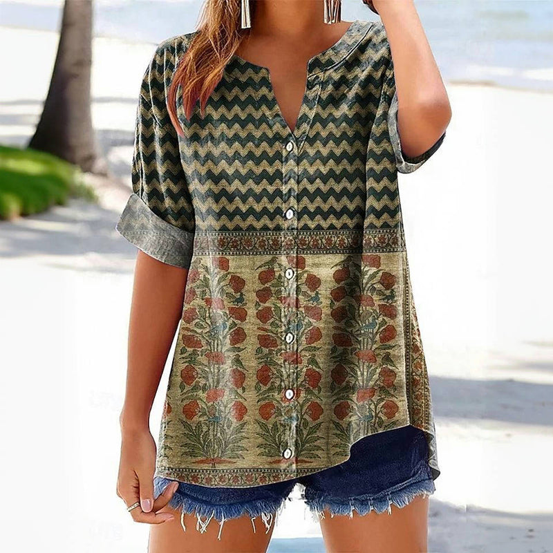 Vintage Uformell Bluse