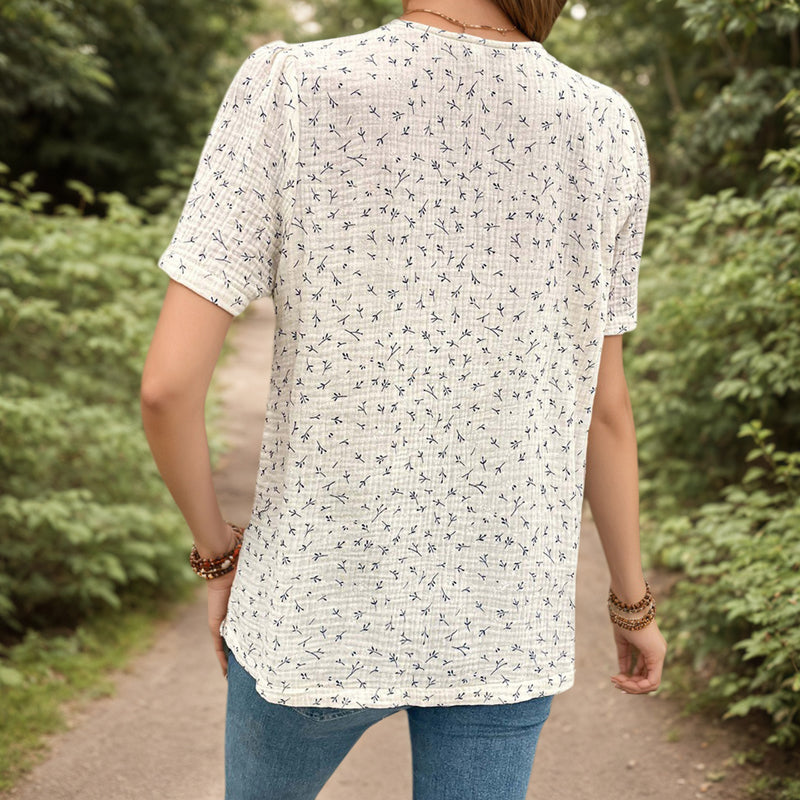 Elegant Uformelt Bluse