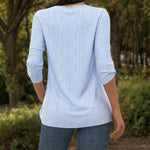 Casual Stripete Bluse