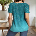 Vintage Gradient Bluse