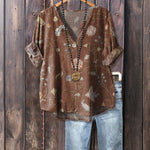 Vintage Uformelt Bluse