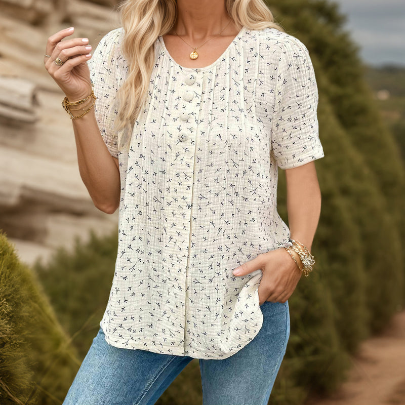 Elegant Uformelt Bluse