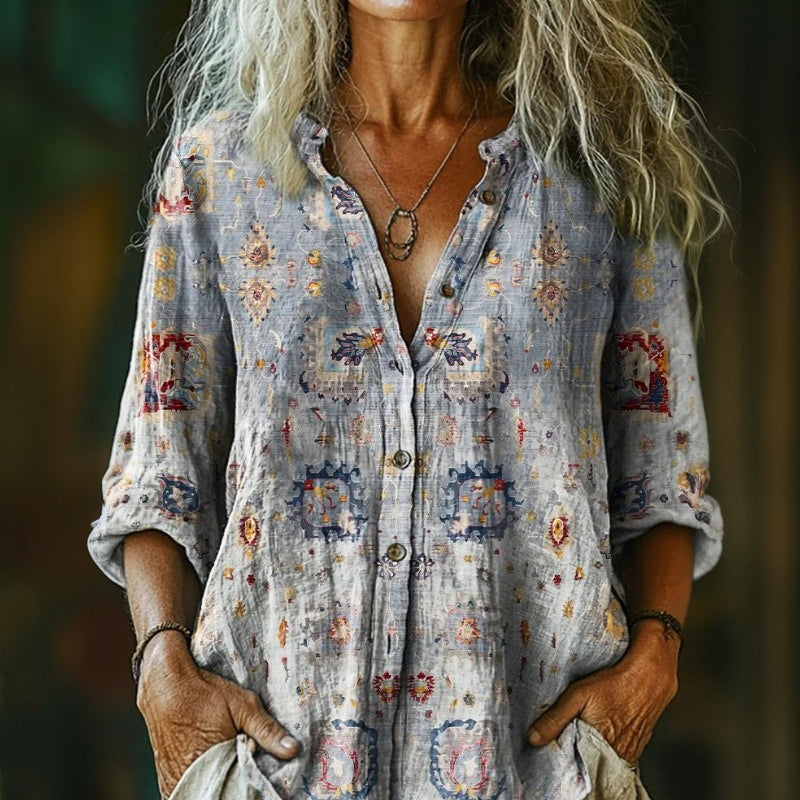 Vintage Uformell Bluse