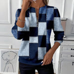 Uformelt Rutete Sweatshirt