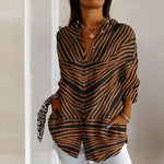 Vintage Stripet Bluse