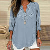 【Langermet】Vintage Fargerik Bluse