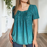 Vintage Gradient Bluse