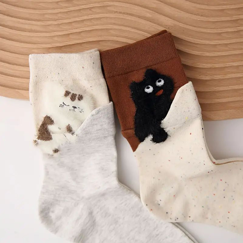 Sokker Med Tegneserie Katt