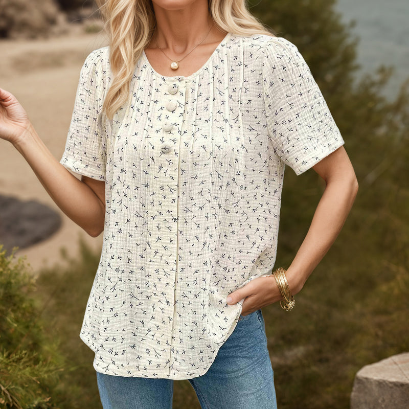 Elegant Uformelt Bluse