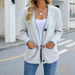 Uformelt Strikket Cardigan